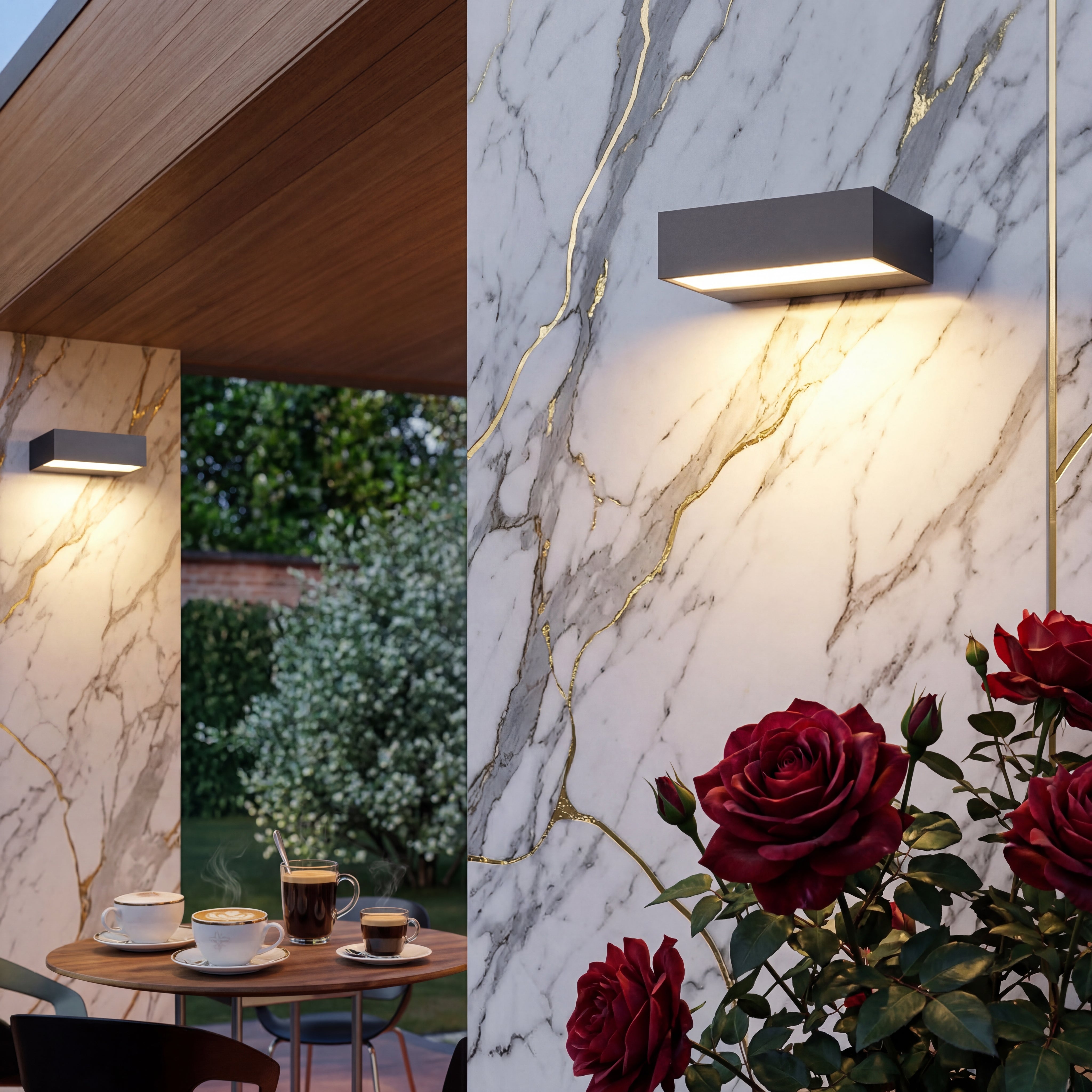 Black Glow Reflect The Essential Light, 20cm, warm glow, modern LED lights for ambient lighting and home decor.